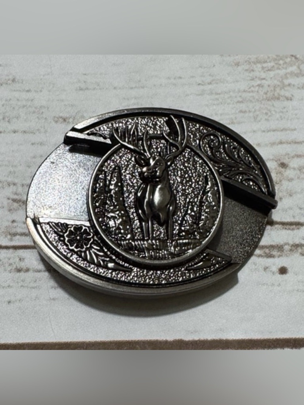 Vintage Deer Buck Belt Buckle
